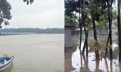 বিপদসীমা ছুঁই ছুঁই তিস্তার পানি, প্লাবিত নিম্নাঞ্চল