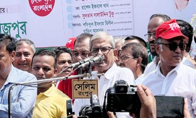 সরকার পতনের মধ্যদিয়ে তাদের রোডমার্চ কর্মসূচি শেষ হবে: মির্জা ফখরুল