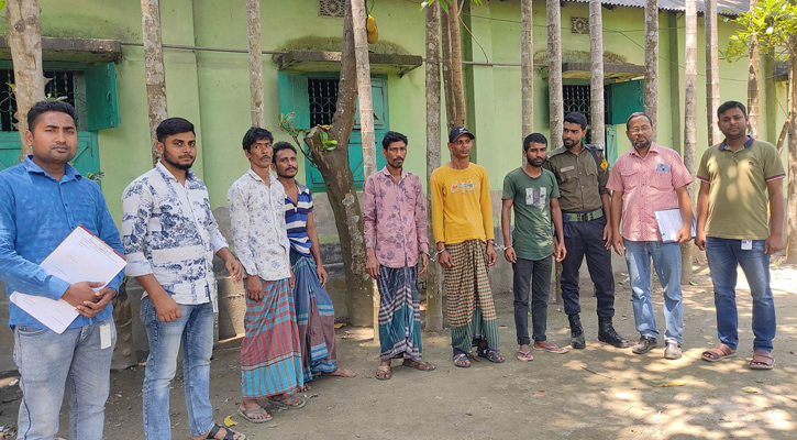 বড়াইগ্রামে মাদক বিক্রেতা সহ ৬ মাদকসেবীকে জেলে প্রেরণ