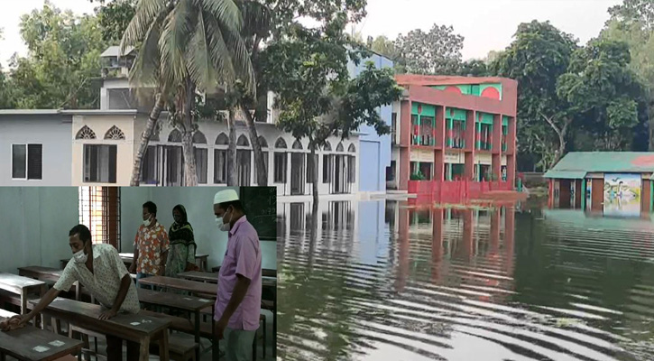 দেশে টানা বৃষ্টি ও পাহাড়ি ঢলে বন্যা পরিস্থিতির অবনতি