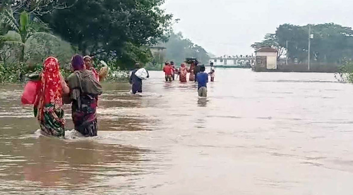 সুরমার পানি বিপৎসীমার ৩০ সেমি. ওপরে, সুনামগঞ্জে আবারও বন্যা