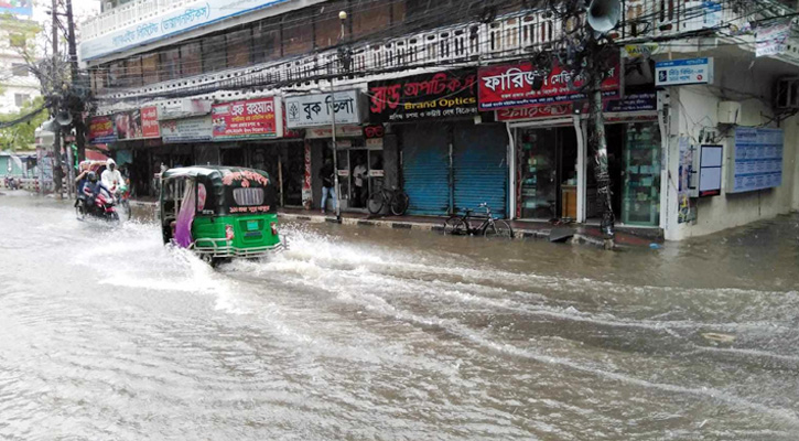 বরিশালে ১০ নদীর পানি বিপৎসীমার ওপরে