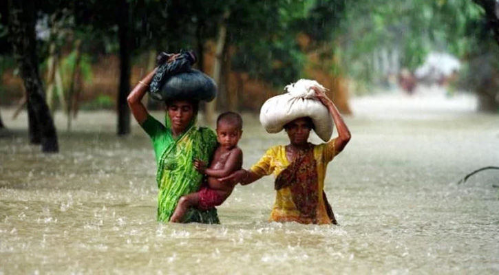 দেশের বন্যায় ১০ লাখ পরিবারের ৫২ লাখ মানুষ পানিবন্দি