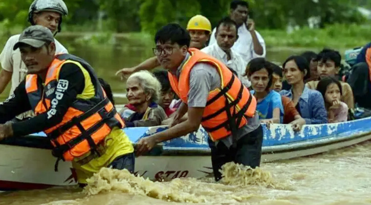 মিয়ানমারে বন্যা ও ভূমিধসে, মৃত্যু বেড়ে ২২৬