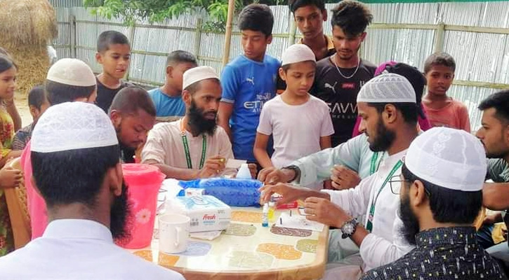 নান্দাইলে ২শতাধিক মানুষের ফ্রি ব্লাড গ্রুপ নির্ণয়