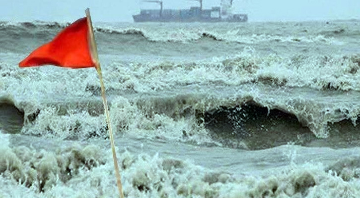 উত্তাল সাগর, ৪ সমুন্দ্রবন্দরে সতর্ক সংকেত