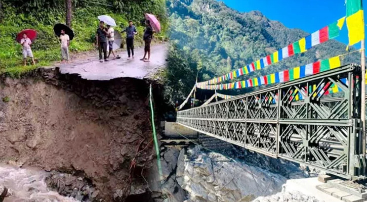 সিকিমে ভূমিধস, ১০ বাংলাদেশি আটকা