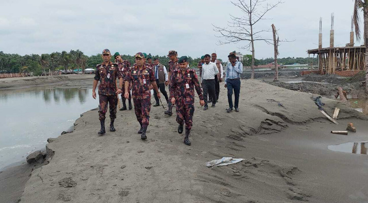 বিজিবি মহাপরিচালকের সেন্টমার্টিন পরিদর্শন