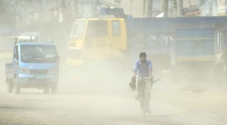 বায়ুদূষণের শীর্ষে থাকলো ঢাকা