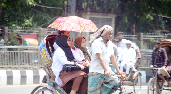 ঢাকায় বইছে  ‘মরুভূমির’ লু হাওয়া