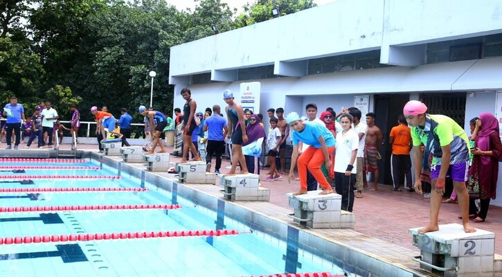 বঙ্গবন্ধু জাতীয় জুনিয়র সাঁতার প্রতিযোগিতা অনুষ্ঠিত