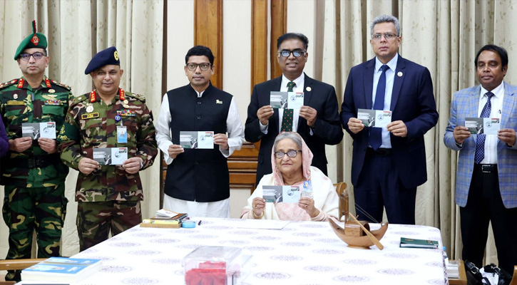 বঙ্গবন্ধুর স্বদেশ প্রত্যাবর্তন দিবসে ডাকটিকিট অবমুক্ত করলেন প্রধানমন্ত্রী