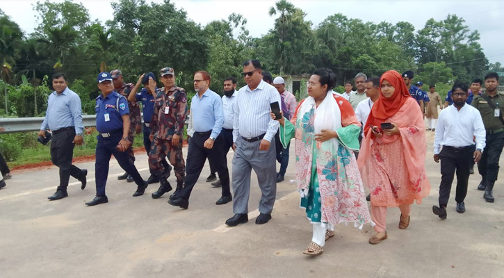 রামগড় প্যাসেঞ্জার টার্মিনাল পরিদর্শন করেছেন স্থলবন্দর কর্তৃপক্ষ