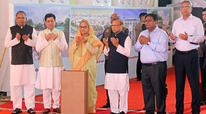 বঙ্গবাজার মার্কেটসহ ৪ প্রকল্প উদ্বোধন করলেন প্রধানমন্ত্রী