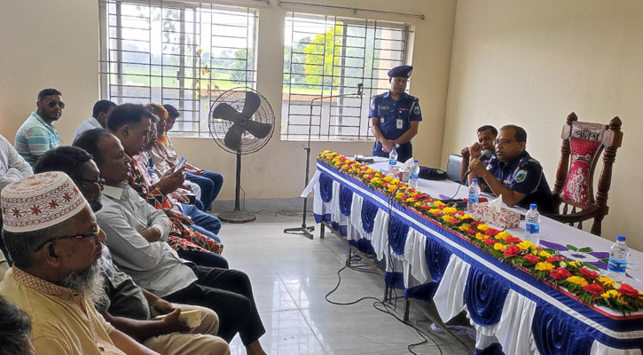 পুলিশ জনগণের বন্ধু হয়ে কাজ করবে, ভাঙ্গুড়ায় পুলিশ সুপার মোরতোজা